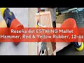 Reseña del ESTWING Mallet Hammer, Red &amp; Yellow Rubber, 12-oz. -DFH-12
