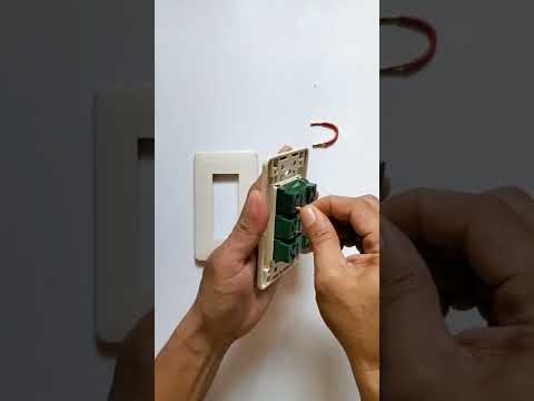 HOW TO WIRE 3 GANG SWITCH. #shorts