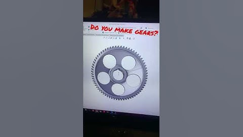 Is it easy or difficult to make gears? #3dmodel #solidworks #ingenieria #gear