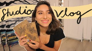✨studio vlog 01✨ creating a skillshare class