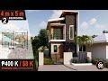 2 STOREY HOUSE DESIGN 4 X 5 M (40 sq.m.) | House Design #6
