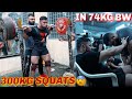 300KG SQUATS IN 74KG BW||My Heaviest Lift Ever||Guru ji Mukesh Gahlot & Bhaskar Shah