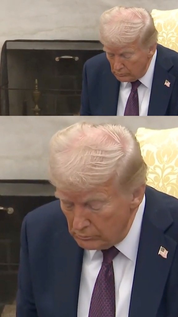 President Trump reads letter from King Charles #shorts