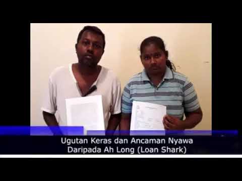 Perbualan ahlong dan peminjam ahlong yang biadap
