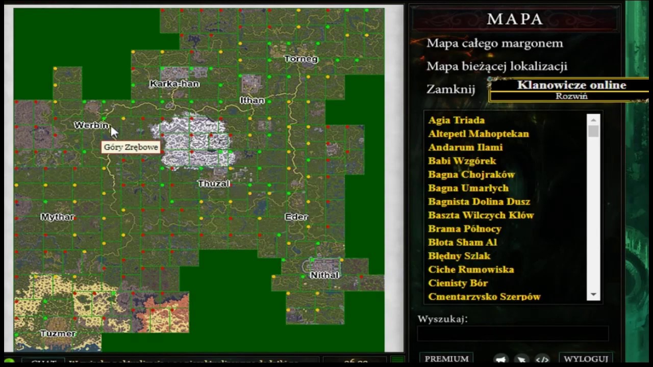 Margonem Urodziny 14  pierwsza reakcja na mapę ...  2020