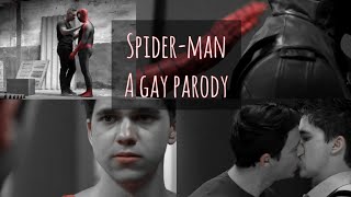 #lgbt #gay #gayfilms Spider-man a gay love parody scene edited