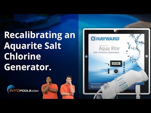 Recalibrating an Aquarite Salt Chlorine Generator