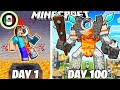 ¡Sobreviví 100 DÍAS como EL PRIMER TITÁN en Minecraft HARDCORE!