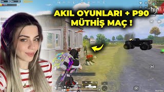 EN GÜÇLÜ YAKIN TEMAS SİLAHI! P90 EFSANE! ONE MAN SQUAD PUBG MOBİLE