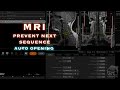 Mri  prevent next sequence auto opening