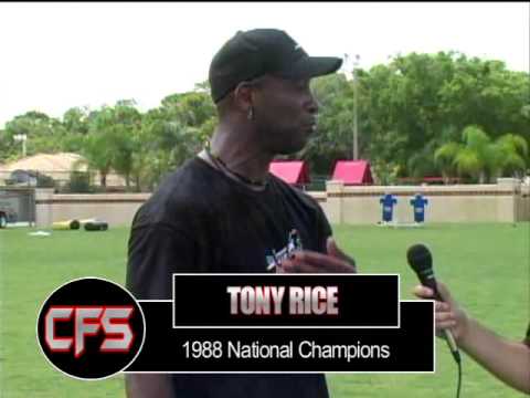 Former Notre Dame QB - Tony Rice Interview