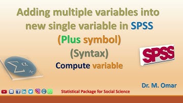 Adding multiple variables into single variable using plus sign and syntax code compute command
