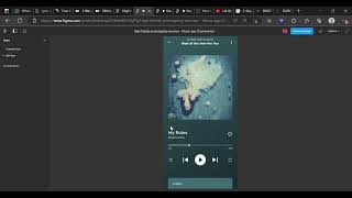 High fidelity prototyping exercise in Figma -  Music app (UX Design)