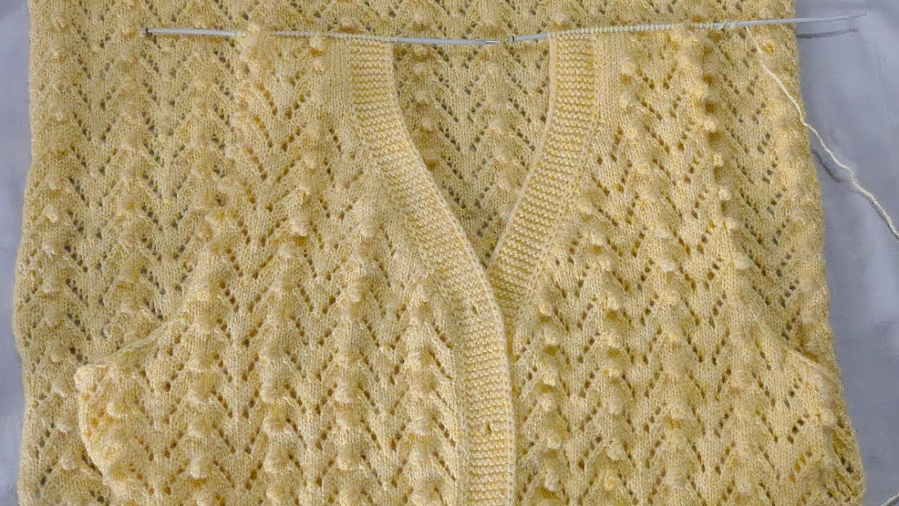 Knitting Pattern For Ladies Cardigan | Cardigan Design / Sweater / Bunai |  koti design - YouTube