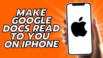 How To Make Google Docs Read To You On iPhone