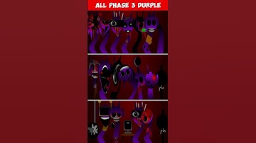 ALL PHASE 3 DURPLE! #sprunki #incredibox #incrediboxmix