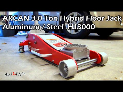 Arcan 3 Ton Hybrid Steel Aluminum Floor Jack Model Hj3000