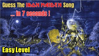 IRON MAIDEN  Guess The Song.! | Easy Level