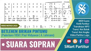 Betlehem Brikan Pintumu SUARA SOPRAN MIDI