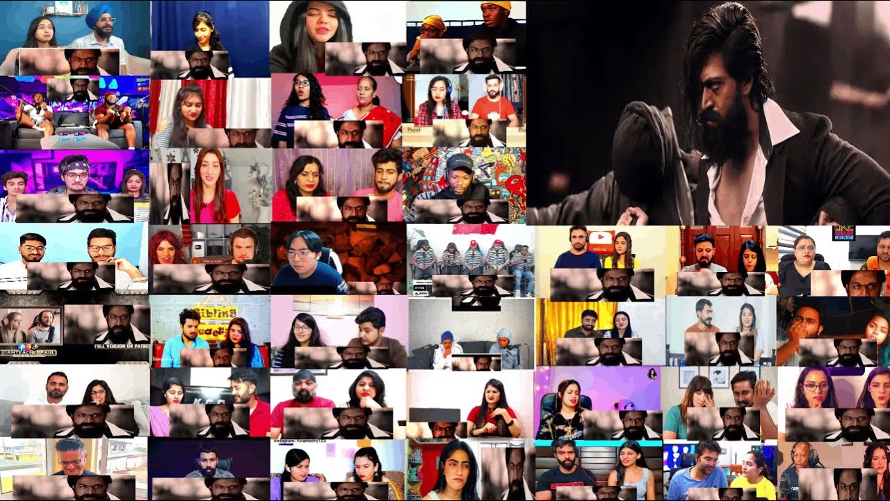 KGF CHAPTER 2 ROCKY VS ADHEERA CLIMAX FIGHT SCENE REACTION MASHUP | YASH,SANJAY D | ONLY REACTIONS