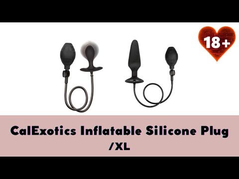 18+ Видеообзор анальных пробок Silicone Inflatable Plug от CalExotics