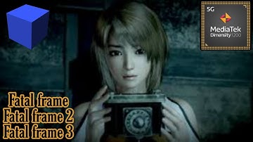AetherSX2 alpha 1545, Dimensity 1200, Fatal Frame 1/2/3, Gameplay on Realme GT Neo 2T