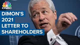 Here's what JPMorgan CEO Jamie Dimon wrote in his 2021 letter to shareholders