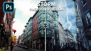 Storm Photoshop Action Free Download | Thunderstorm Photoshop Action