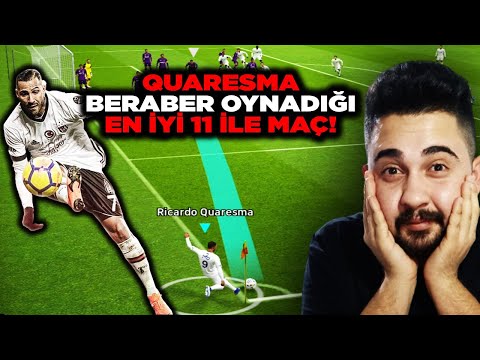 QUARESMA BERABER OYNADIĞI EN İYİ 11 İLE MAÇ! QUARESMA ŞOV! EFOOTBALL 2022 MOBILE