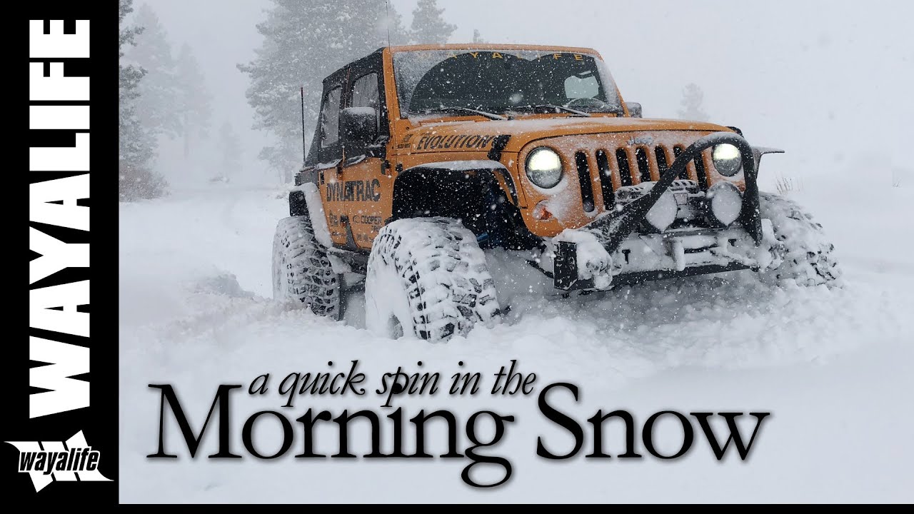 Jeep Wrangler Rubicon Off Road in the Snow with RUBICAT - YouTube