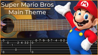 Super Mario Bros - Main Theme (Simple Guitar Tab)