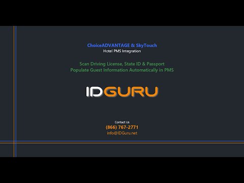 IDGuru ~ ChoiceADVANTAGE/SkyTouch Hotel PMS Interface
