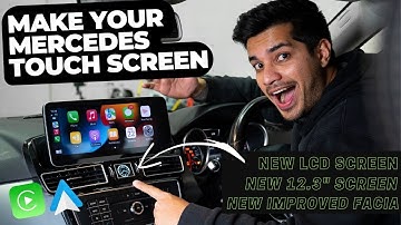 From Factory to Futuristic | How this 12" Display COMPLETELY Transformed a Mercedes-Benz!