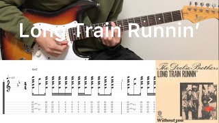 Doobie Brothers - Long Train Runnin' (guitar cover with tabs & chords) Resimi