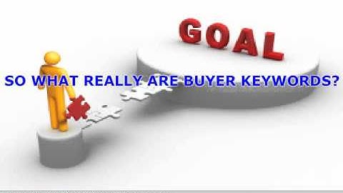 How to find buyer keywords