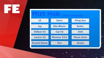 Mizt GUI Hub Showcase | Roblox Exploiting Showcase| PandaLizzyMods