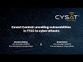 CYSAT 2024: Demo "Covert Control: unveiling vulnerabilities in TT&C to cyber attacks"