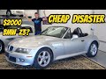 This THEFT RECOVERY, $2000 BMW Z3 REPO is a total DISASTER! Should I save it?