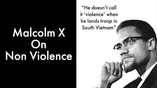 Malcolm X on Non Violence #history #civilrights #malcolmx