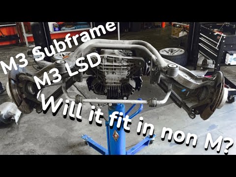 M3 Rear Subframe in non M E46 - YouTube
