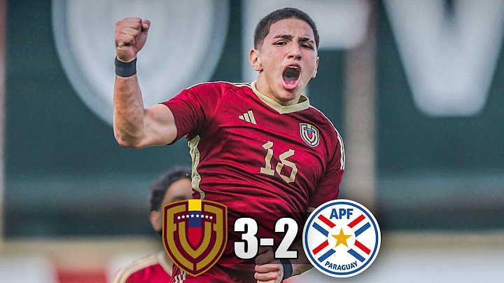 ¡VICTORIA VINOTINTO! VENEZUELA 3-2 PARAGUAY | RESUMEN | Torneo Desarrollo Sub-17 UEFA/CONMEBOL