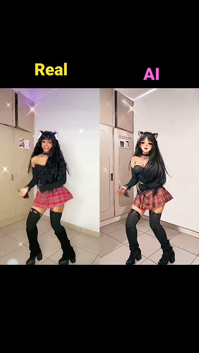 Real Vs Ai❤️ This turned out so cool😳YouTube Exclusive⚠️ #princesssachiko #sachi_hime96