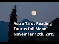 12th House Astrology&#39;s Broadcast | Astro Tarot Reading | All Signs | Full Moon Taurus Nov. 12th 2019