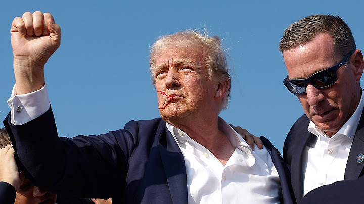 BREAKING: Shots Fired at Trump Rally, Trump Hit