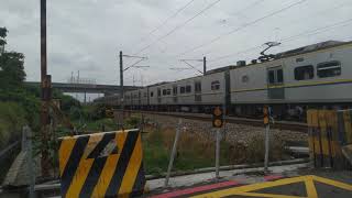 1070911 台鐵2184次區間車彰化社頭魚寮巷平交道通過