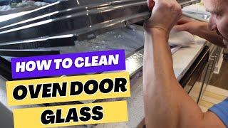How to Clean Oven Door INSIDE GLASS  Whirlpool Oven Edition