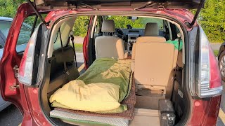 Mazda 5 remove rear seats tutorial  Plus Van Build (camper van)