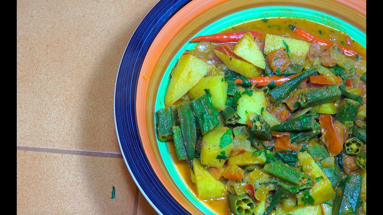 🔴Potato Okra Curry Vegan Recipes Indian Vegan Recipes Potato Okra