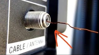 Make a powerful antenna from wire and watch digital channels in HDTV quality | Amplifier antenna