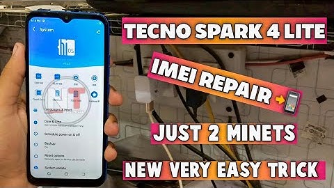 Tecno Spark 4 Lite BB4K Imei Repair Just 2 Minutes New Trick